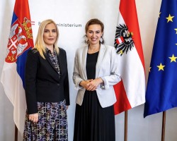 Састанак министарке Маје Поповић са министарком правде Аустрије Алмом Задић