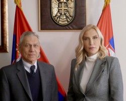 Министарка Поповић са амбасадором Боцан-Харченком